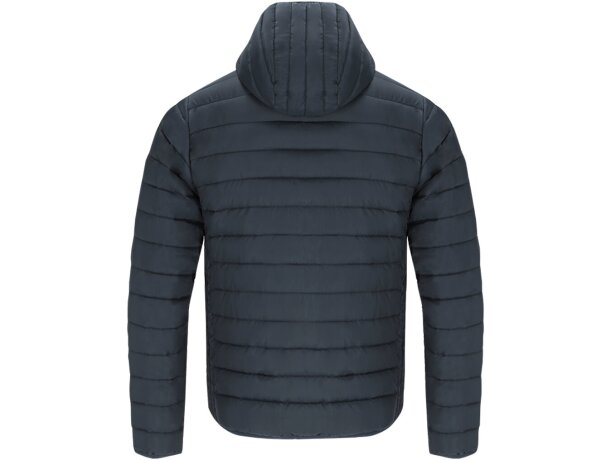 Chaqueta Dilax acolchada sostenible con capucha y funda detalle 4
