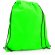 mochila con cordones y esquinas reforzadas para empresas verde