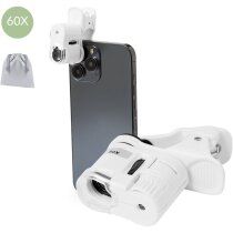 Microscopio Saganix 60x con clip para smartphone