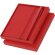 Set Garrick bloc de notas y bolígrafo corporativo personalizable Rojo