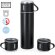 Set termo Melbir con tres tazas apilables acero