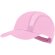 Gorra deportiva Hakos con microfibra y paneles de redecilla Rosa