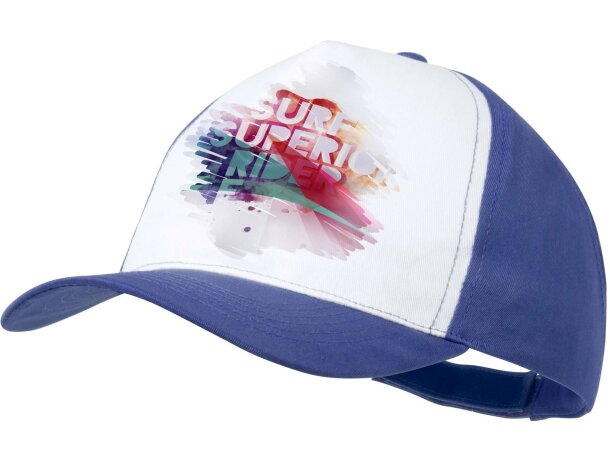 Gorra sencilla para imprimir a todo color azul