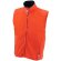 Chaleco polar colores vivos naranja barato