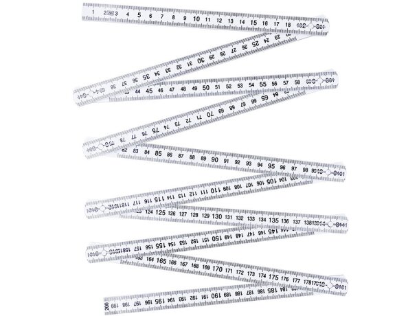 Regla plegable Pebar de fibra de vidrio con escala visible detalle 3