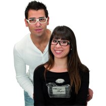 Gafas sin cristal en varios colores personalizada