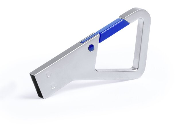 Memoria USB 8GB optima para publicidad y serigrafía Drelan personalizado azul