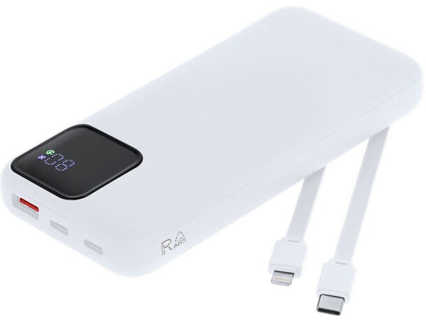 Power bank Fatuox 10000 mAh en ABS reciclado con carga rápida detalle 6
