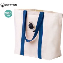 Bolsa de playa personalizada algodón 280g asas reforzadas Dretan