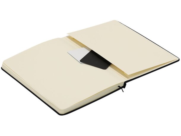 Bloc notas Rubín A5 con portada rígida en poliéster reciclado detalle 6