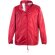 Impermeable Natsu con capucha ajustable personalizado rojo