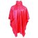 Poncho básico para la lluvia rojo con logo