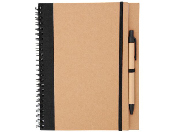 Libreta de cartón reciclado con goma barata
