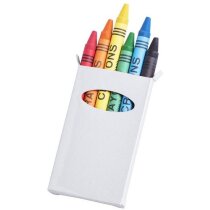 Caja de ceras en varios colores para merchandising