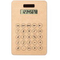 Calculadora Vulcano solar cartón reciclado 8 dígitos