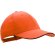 Gorra con cierre ajustable de alta calidad naranja