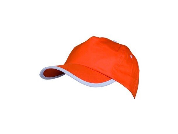Gorra sencilla de algodón con detalles de color personalizada Gorra sencilla de algodón con detalles de color personalizada