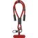 Cable cargador soporte Euclab con pulsera ajustable RPET Rojo