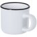 Taza cerámica Ridot espresso 85ml diseño vintage bicolor Blanco