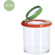 Bote lupa Bronly con aumento 3x y 6x abatible