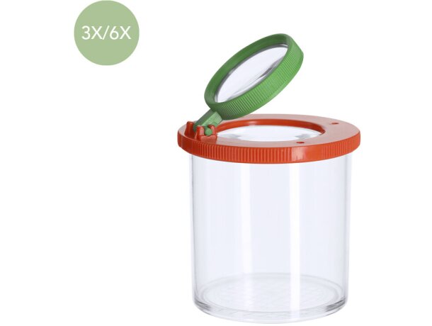 Bote lupa Bronly con aumento 3x 6x y cuadrícula de medición detalle 1