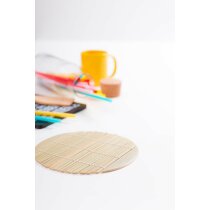 Salvamantel de madera redondo personalizado Salvamantel de madera redondo personalizado