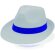 Sombrero de paja básico personalizado blanco