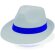 sombrero de paja basico personalizado blanco
