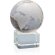 Trofeo con original bola mundo en cristal