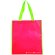 Bolsa de plástico reciclado roja