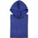 Sudadera de poliester con capucha azul para empresas