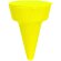 Cenicero Cleansand cono para la arena personalizado amarillo