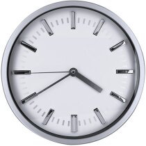 Reloj de pared Houser aluminio y vidrio plateado