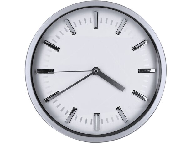 Reloj de pared Houser con estructura de aluminio y vidrio detalle 2