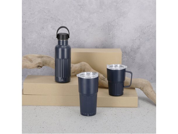 Vaso térmico Gillan acero inoxidable reciclado 500ml detalle 1