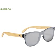 Gafas de sol para merchandising lentes de espejo y patillas de bambu pc