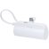 Powerbanks de plástico en forma cilíndrica 5000 mah Laford Blanco