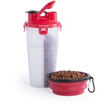 Set de comedero de plástico dos departamentos