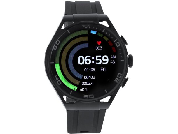 Reloj inteligente Klemen con auriculares y monitor deportivo detalle 5