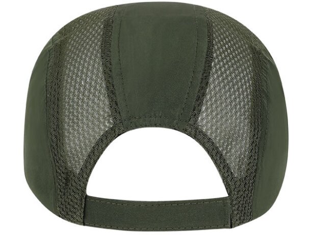 Gorra deportiva Hakos con microfibra y paneles de redecilla detalle 2