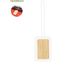 Etiqueta de maletas con cinta flexible de bambú Holda