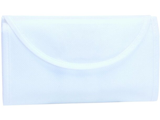 Bolsa plegable Konsum sobre blanca