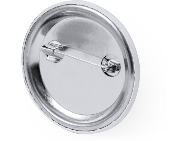 Pin Suju de metal blanco personalizable con imperdible detalle 3