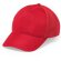 Gorra Karif de poliester de 5 paneles personalizada rojo