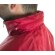 Impermeable Natsu con capucha ajustable personalizado rojo