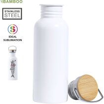Bidón promocionales Preuk acero bambú retro 750ml