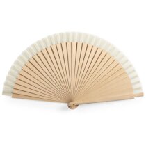 Abanico Dubert de madera natural personalizado