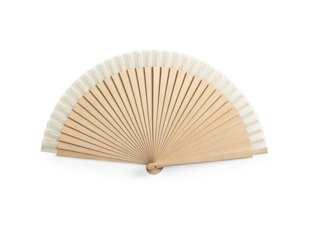 Abanico Dubert de madera natural personalizado