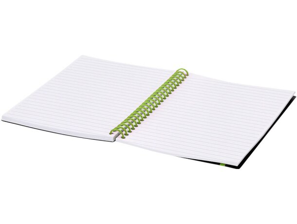 Libreta Bilbo con anillas y tapas flexibles en polipropileno detalle 3