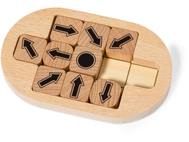 Mini puzzle de habilidad promocional de madera Jatrex detalle 3
